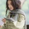 Wholesale of new cross-border export scarves, knitted diamond-shaped long scarves with hairballs hanging at both ends, e-commerce live streaming supply chain supply details Picture